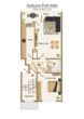 Grundriss der Wohnung - Lichtdurchflutete 2-Zimmer-Wohnung mit idealem Schnitt & sonniger West-Loggia